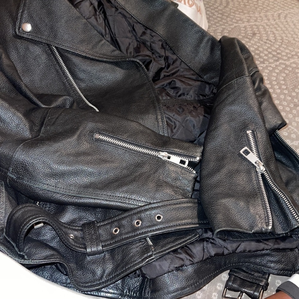 Mens leather jacket - Picture 5 of 6